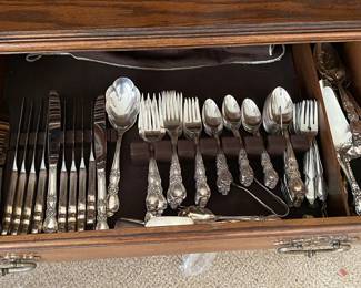 Vintage Wm Rogers Silver Plate Set