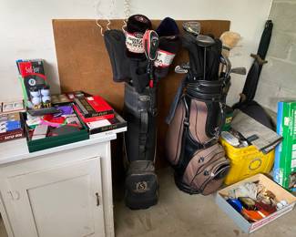 GARAGE. Golf Clubs/Balls/Accessories