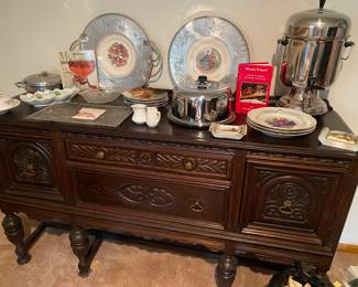 Vintage Walnut Side Board