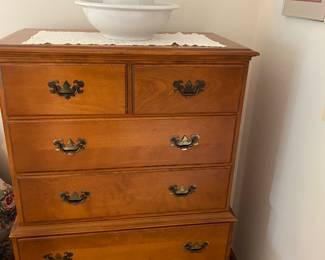 Vintage Heywood Wakefield Cherry Wood High Boy