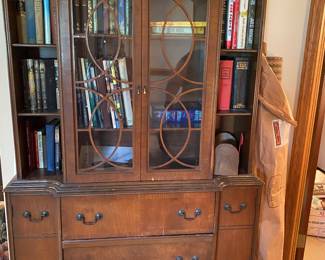 Vintage Mahogany Secretary Book Case