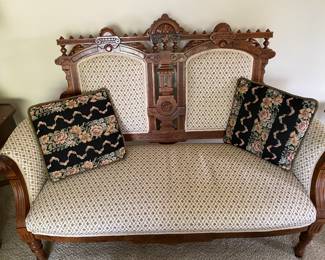Antique Eastlake Settee