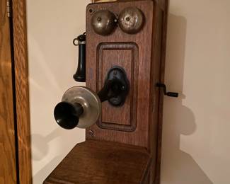 Antique Crank Telephone