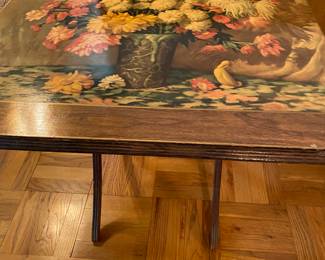 Vintage Floral Folding Table