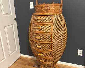 RATTAN CHEST