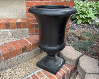 PAIR OF PLASTIC PLANTERS