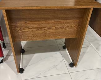 ROLLING WOOD CART