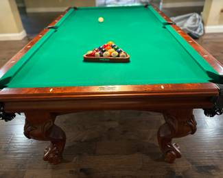 LIKE NEW POOL TABLE FROM AMINI'S