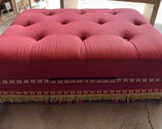 Upholstered Ottoman. Measures 48" W x 36" D x 18" H. Photo 2 of 3.