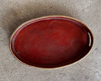 Faux Leather Tray. Photo 2 of 3.