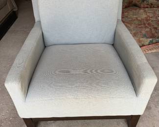 West Elm Upholstered Chair. Measures 28" x 34". Photo 1 of 5.