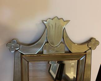 Venetian Mirror. Measures 20" W x 43" H. Photo 2 of 3.