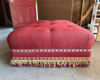 Upholstered Ottoman. Measures 48" W x 36" D x 18" H. Photo 1 of 3.
