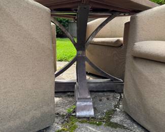 Outdoor Dining Table with Swivel Chairs. Photo 2 of 2.