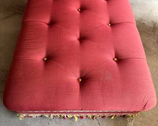 Upholstered Ottoman. Measures 48" W x 36" D x 18" H. Photo 3 of 3.