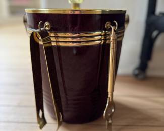 Mid-Century Modern Ice Bucket.