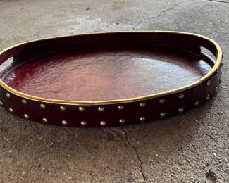 Faux Leather Tray. Photo 1 of 3.