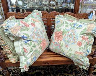 Custom Upholstered Down Pillows