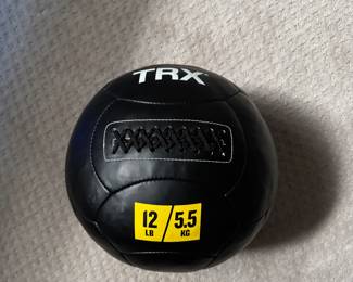 TRX 12 LB Kevlar Medicine Ball.