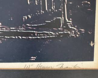 Polk Brothers Silkscreen. Signed By Artist. Photo 2 of 3.