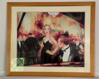 "Nothing Is Ever What Is Seems To Be," Framed Serigraph. Image Size Measures 33.5" x 42". Signed & Numbered by Artist Joanna Zjawinska.
