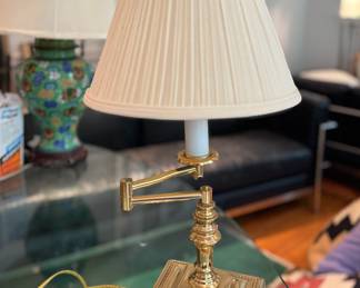 Brass Swing Task Lamp. Photo 1 of 2.