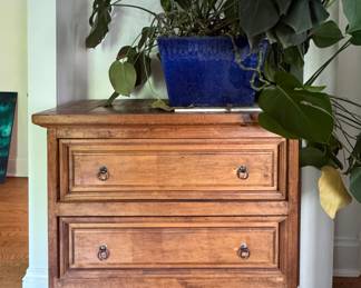 Pine 4-Drawer Chest of Drawers. Measures 40" W x 22" D x 40" H. Photo 1 of 2.