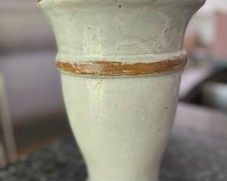 Glazed Ceramic Vase. Photo 1 of 2.