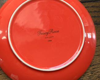 Set of 8 Tracy Reese Plates. Two of Each Pattern. Each Measures 7" D. Photo 4 of 4.