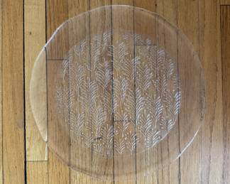 Glass Platter.