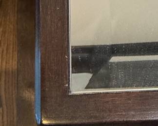 Horchow Mirrored Cabinet / Bar. Measures 34" W x 21" D x 34" H. Photo 3 of 4.