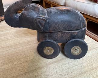 Wood Elephant Toy.