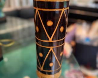 Carved Bamboo Vase. Photo 1 of 3.