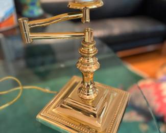 Brass Swing Task Lamp. Photo 2 of 2.
