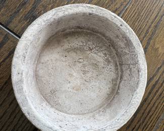 Pair of Terra Cloches -- Glass Cloche on Rustic Stone Base. One Measures 12" H; The Other 15" H. Photo 2 of 3.