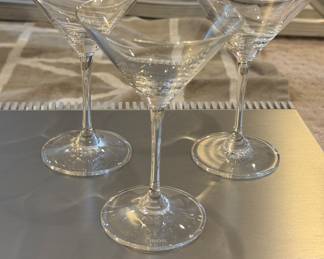 Set of 6 Riedel Martini Glasses. Photo 1 of 2.