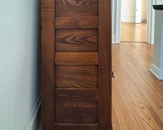 Vintage Oak Ice Chest with Copper Lining. Photo 4 of 4.