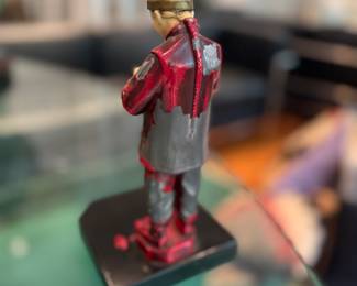 Vintage Chinese Figurine. Paint is Chipping. Photo 2 of 2.