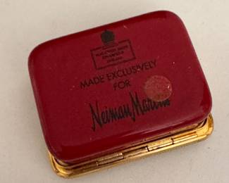 Leopard Print Neiman Marcus Pill Box. Photo 2 of 2.