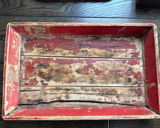 Rustic Wood Tray. Measures 13" x 20". Photo 1 of 2.
