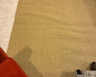 Crate & Barrel Jute Rug. Measures 8' x 10'.