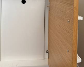 Dwell Changing Table For Baby / Bureau with Laundry "Hamper" For Teen. Would Be An Excellent Vanity!" Measures 41" x 21" x 36" H. Photo 4 of 4.