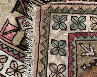 Vintage Persian Rug. Measures 7' 4" x 4' 1". Photo 3 of 3.