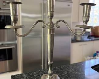 Silver Plate Candelabra.