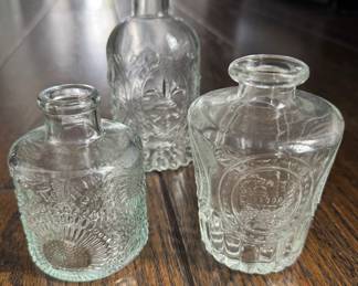 Set of 3 Apothocary Jars.