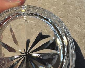 Set of 8 Galway Crystal Double Old Fashioned Glasses. Photo 2 of 2.