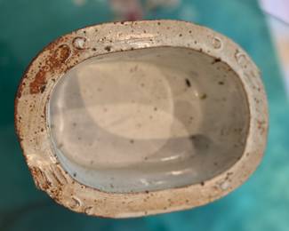 Glazed Studio Pottery Cachepot. Photo 2 of 2.