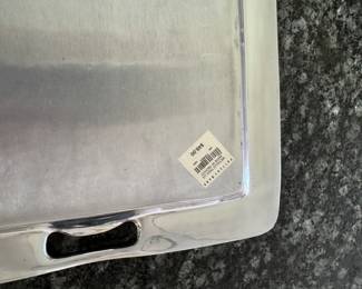 Pottery Barn Silver Tray. Photo 2 of 2.