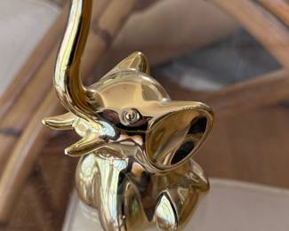 Small Brass Elephant.