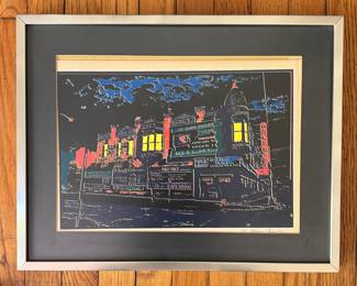 Polk Brothers Silkscreen. Signed By Artist. Photo 1 of 3.